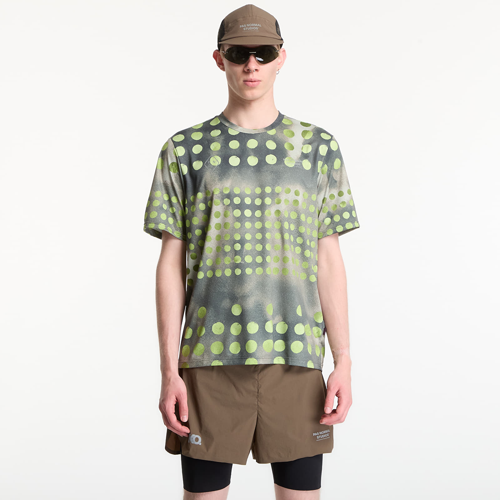 Miesten T-paidat Pas Normal Studios x Salomon T.K.O. Balance T-Shirt T.K.O. Moss Green