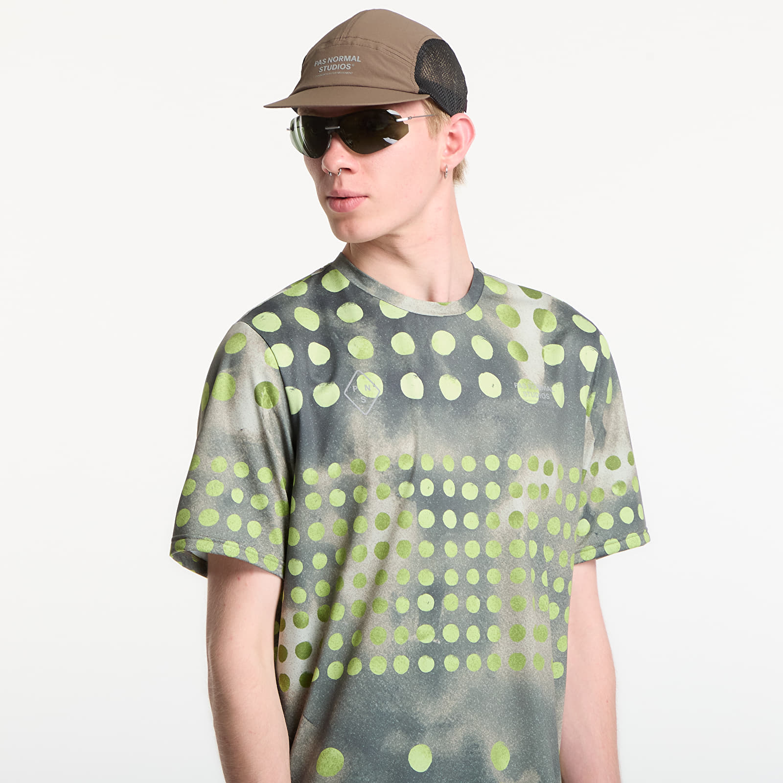 Miesten T-paidat Pas Normal Studios x Salomon T.K.O. Balance T-Shirt T.K.O. Moss Green