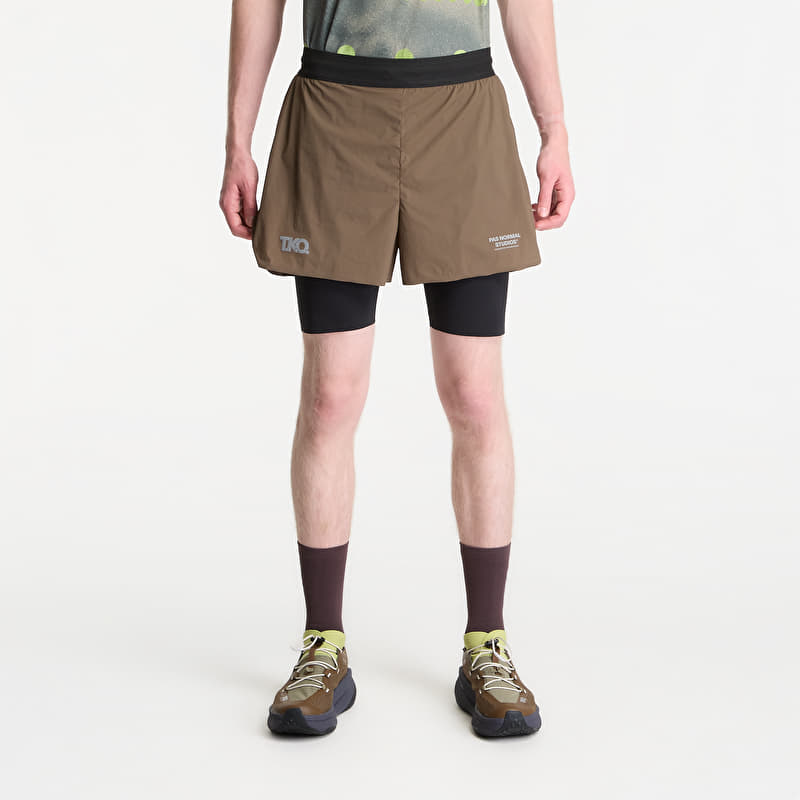 Pantaloncini Pas Normal Studios x Salomon T.K.O. Balance 2-In-1 Shorts Dark Stone
