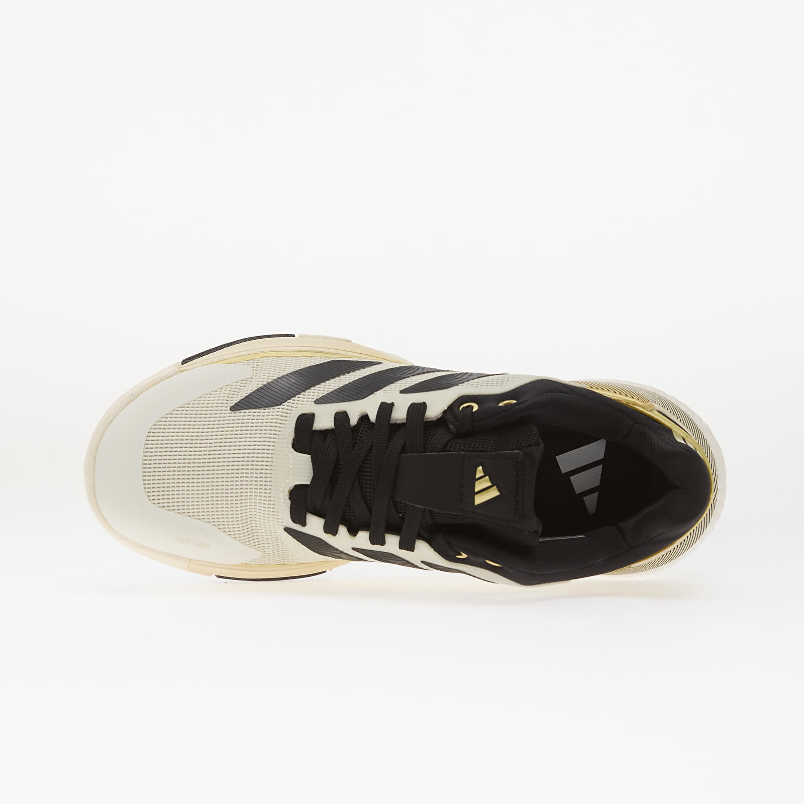 Herren Sneaker und Schuhe adidas Crazyquick Boost Padel Off White/ Core Black/ Gold Met.