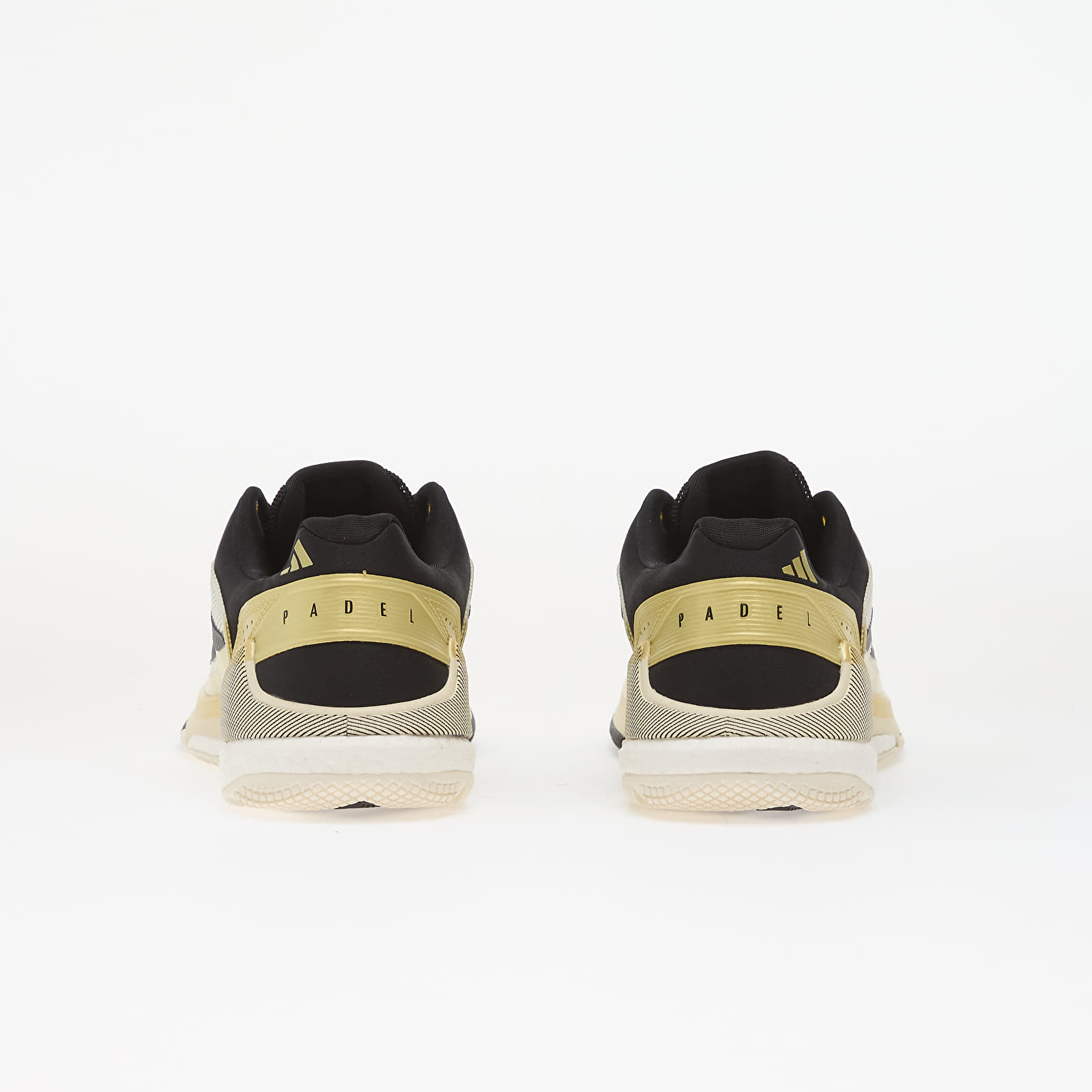 Herren Sneaker und Schuhe adidas Crazyquick Boost Padel Off White/ Core Black/ Gold Met.
