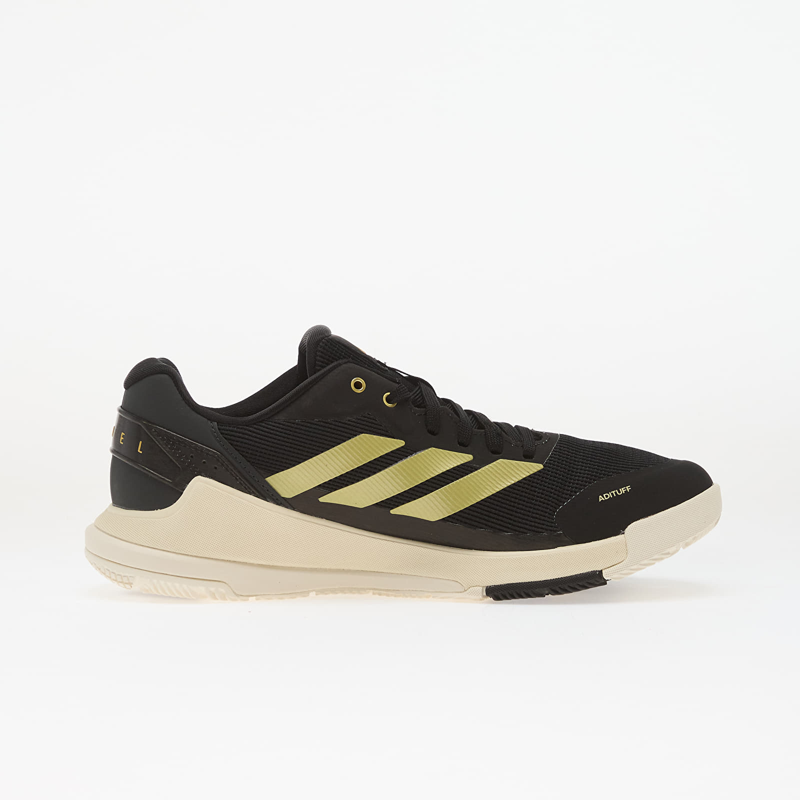 Herren Sneaker und Schuhe adidas Crazyquick Ls Padel M Off White/ Core Black/ Gold Met.