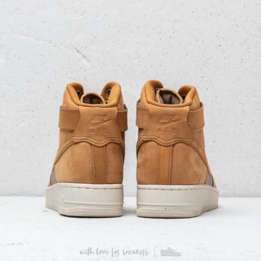 Herren Sneaker und Schuhe Nike Air Force 1 High 07 Premium Wheat Khaki Light Bone Footshop