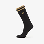 Fred Perry Tipped Sports Sock Black/ Champagne