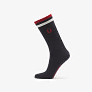 Fred Perry Tipped Sports Sock Navy/ Snow White/ Burnt Red