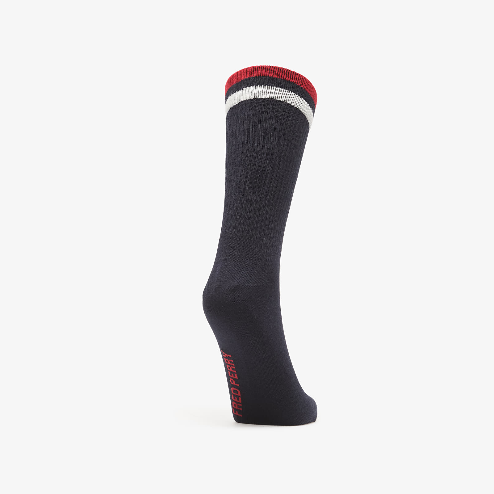 Ponožky Fred Perry Tipped Sports Sock Navy/ Snow White/ Burnt Red