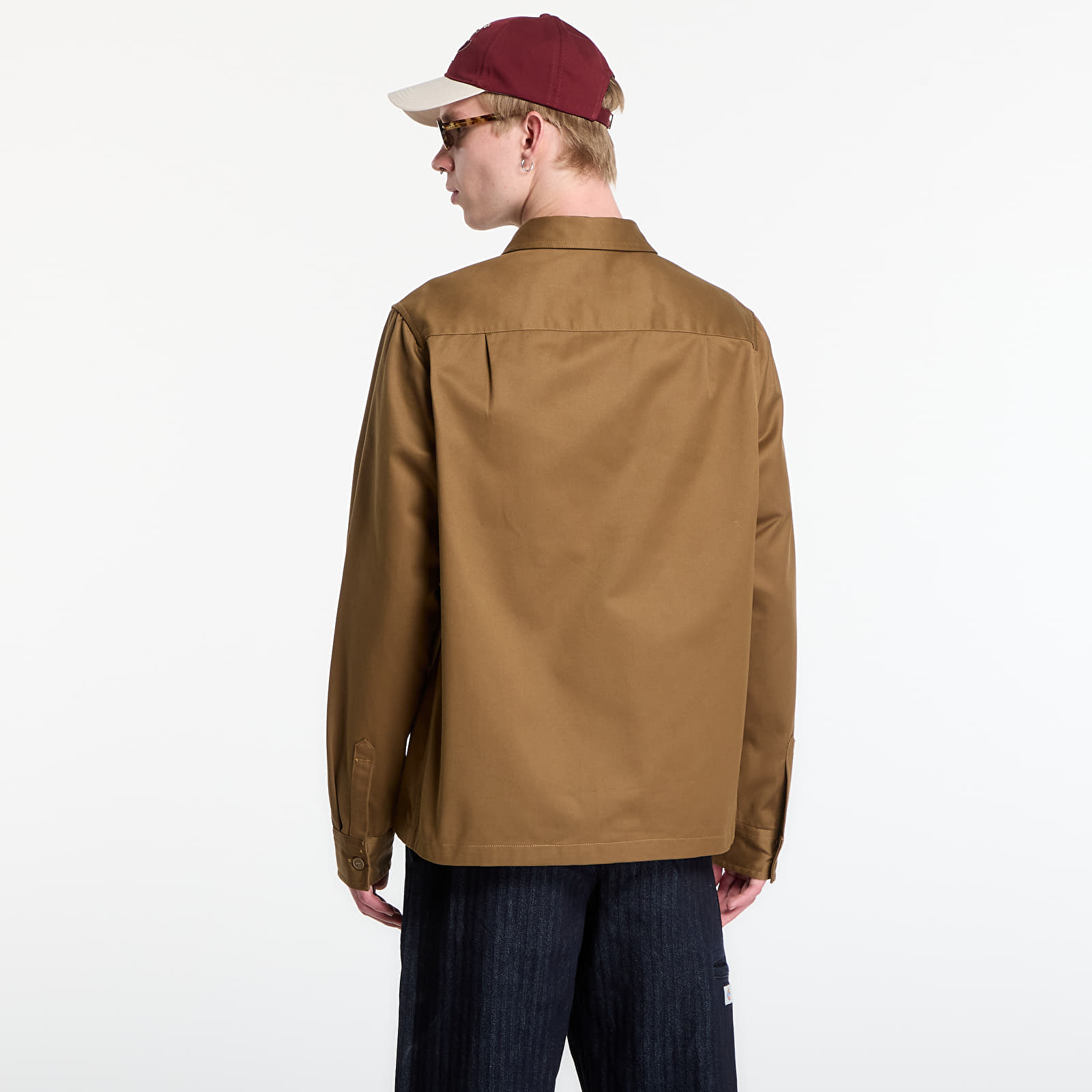 Overshirt Fred Perry Twill Overshirt Brown