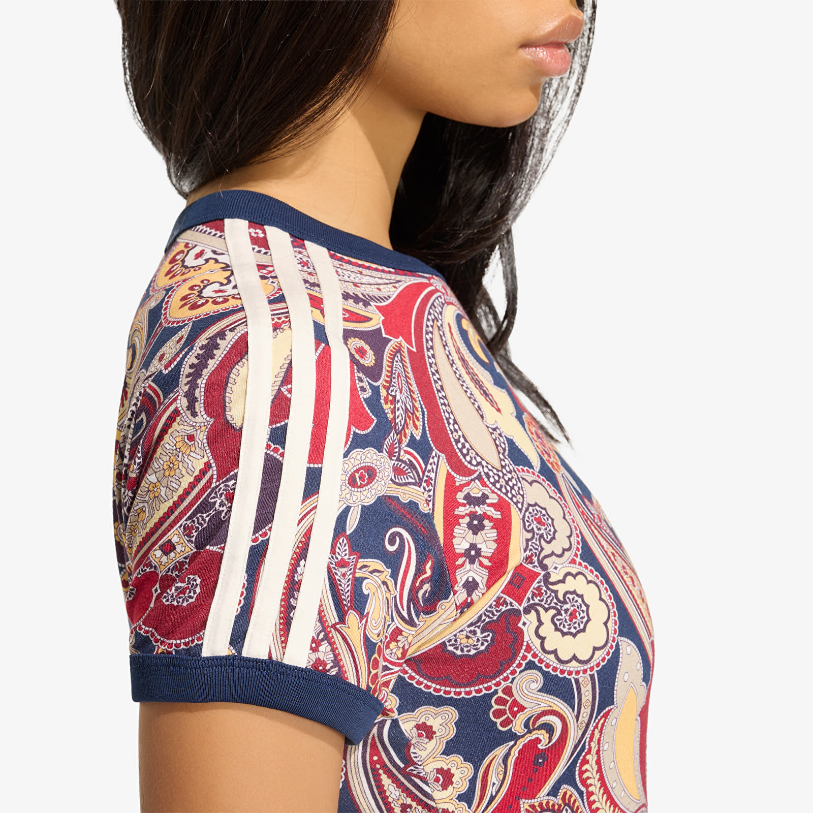 T-shirts för kvinnor adidas Liberty London Cali T-Shirt Multicolor/ Night Indigo/ Sand Strata