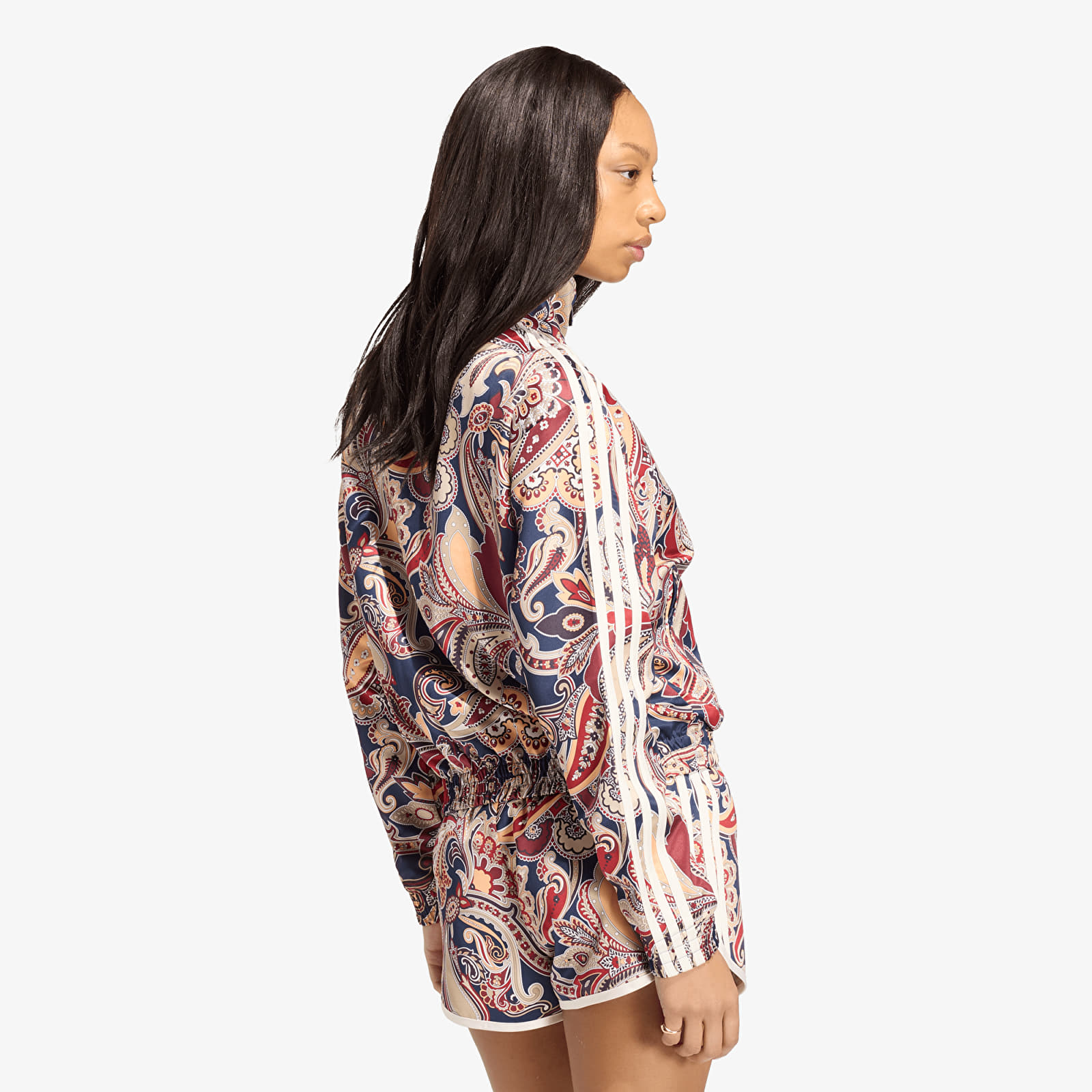 Jakker for kvinner adidas Liberty London Firebird Satin Track Top Multicolor/ Night Indigo