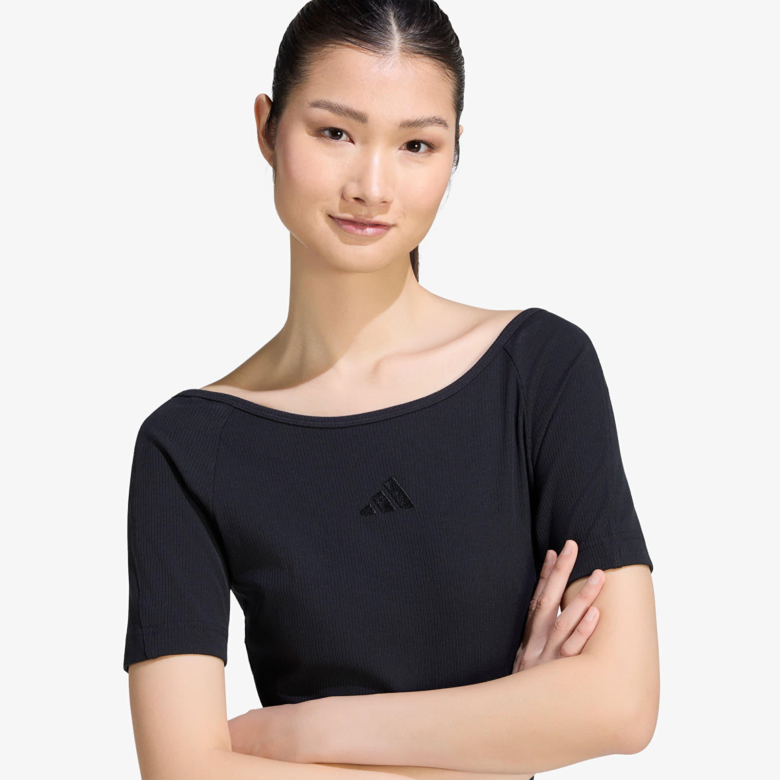  Jurken adidas W Ak Sl Rib Dre Black