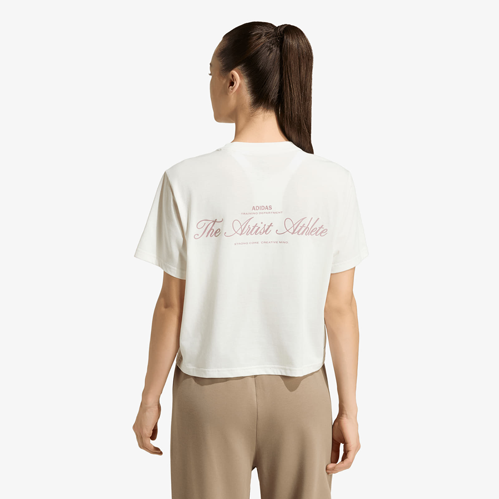 Majice T-shirt adidas W Motion G T Off White