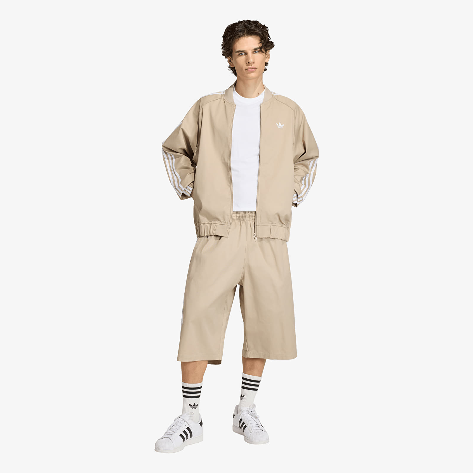 Мъжки къси панталони adidas Twill Shrt Khaki Three