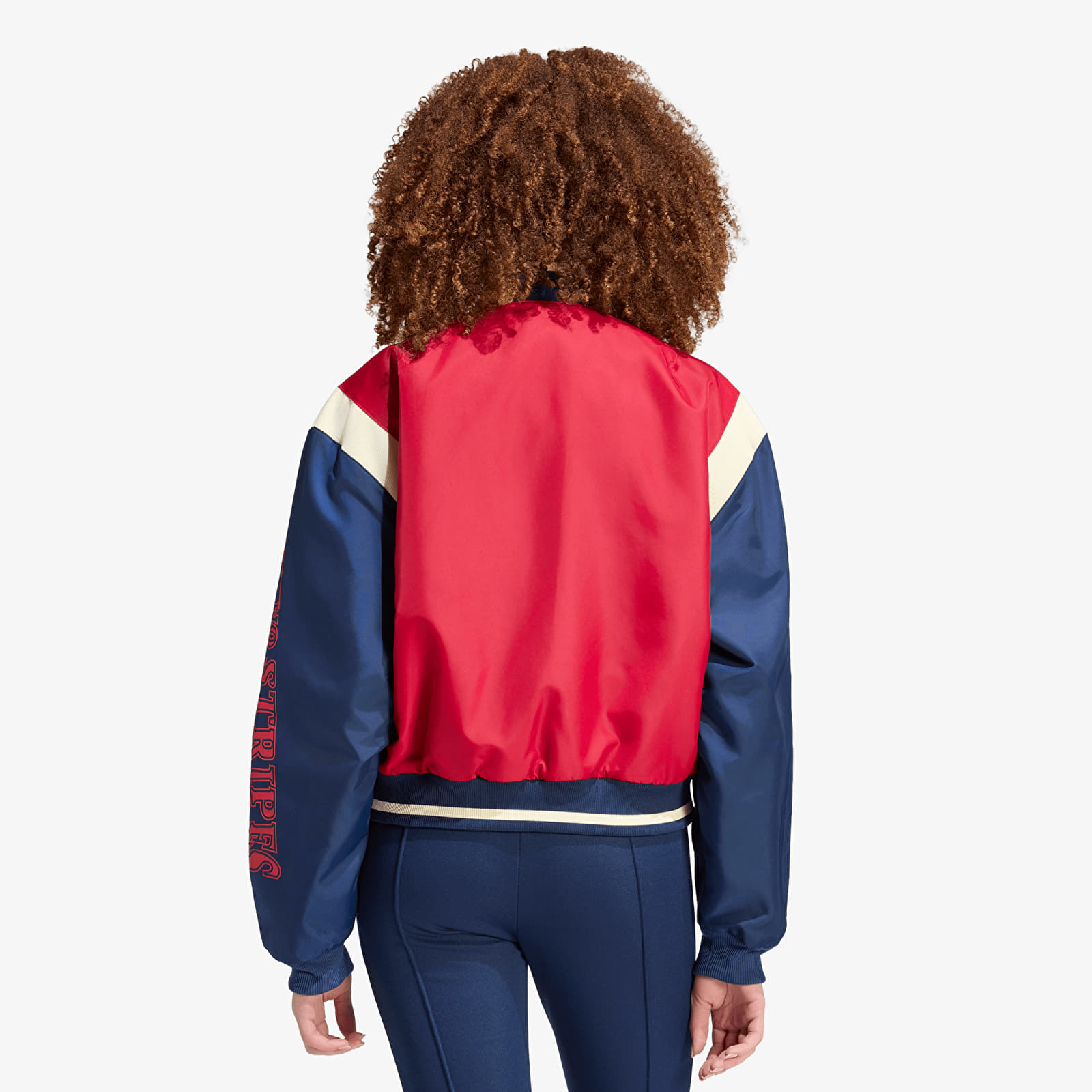 Women's bomber jackets adidas Jkt With Badges Team Victory Red/ Night Indigo