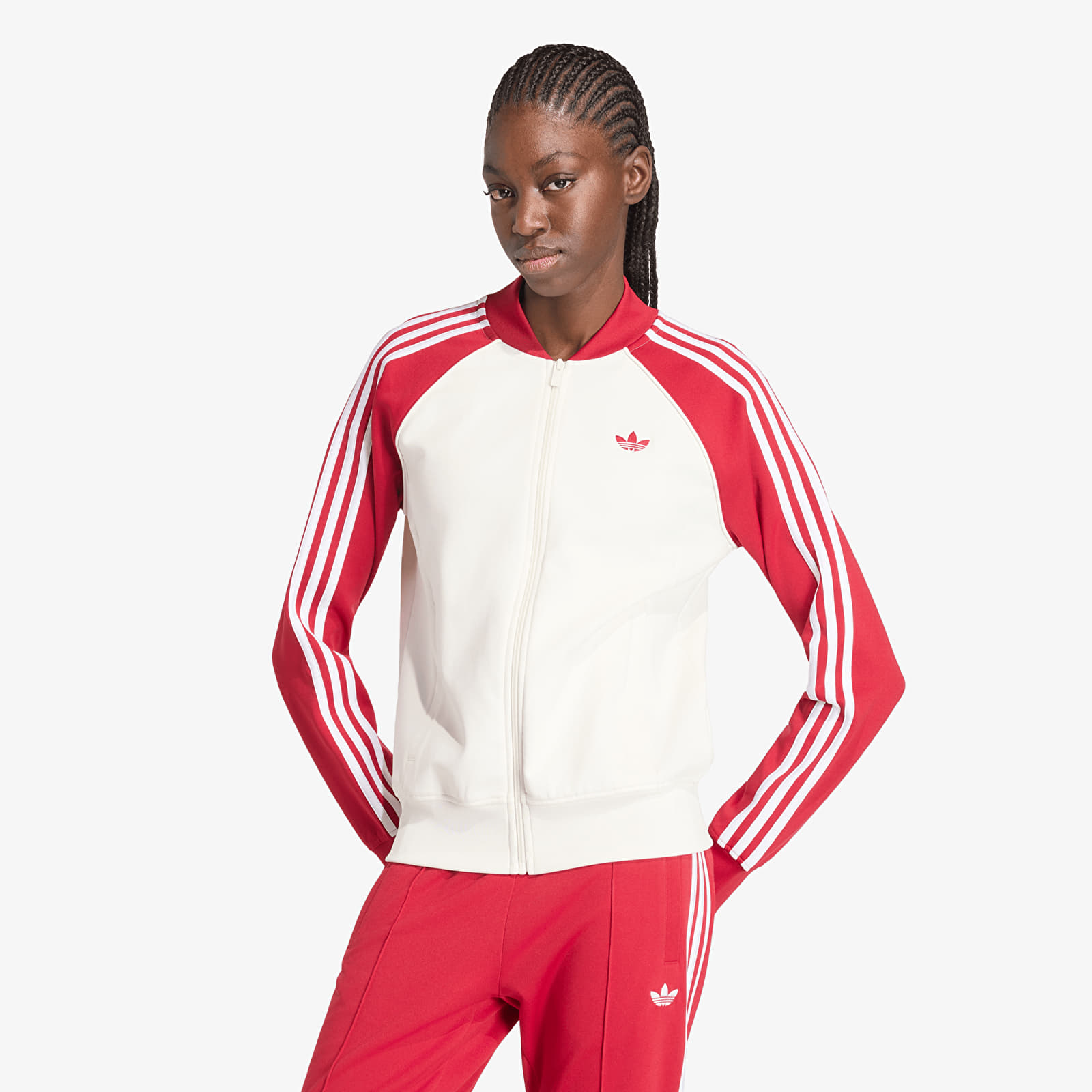 Felpe adidas Sst Tt Cloud White/ Team Victory Red/ White