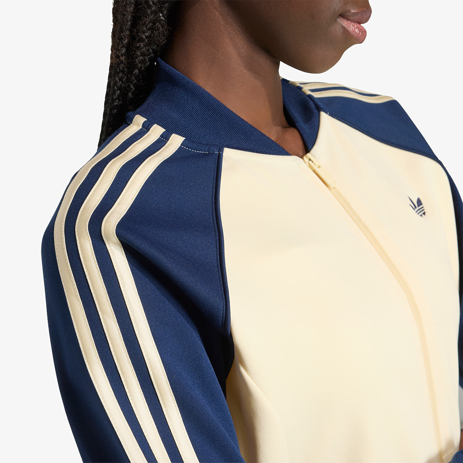 Hettegensere for kvinner adidas Sst Classic Track Top Warm Vanilla/ Night Indigo