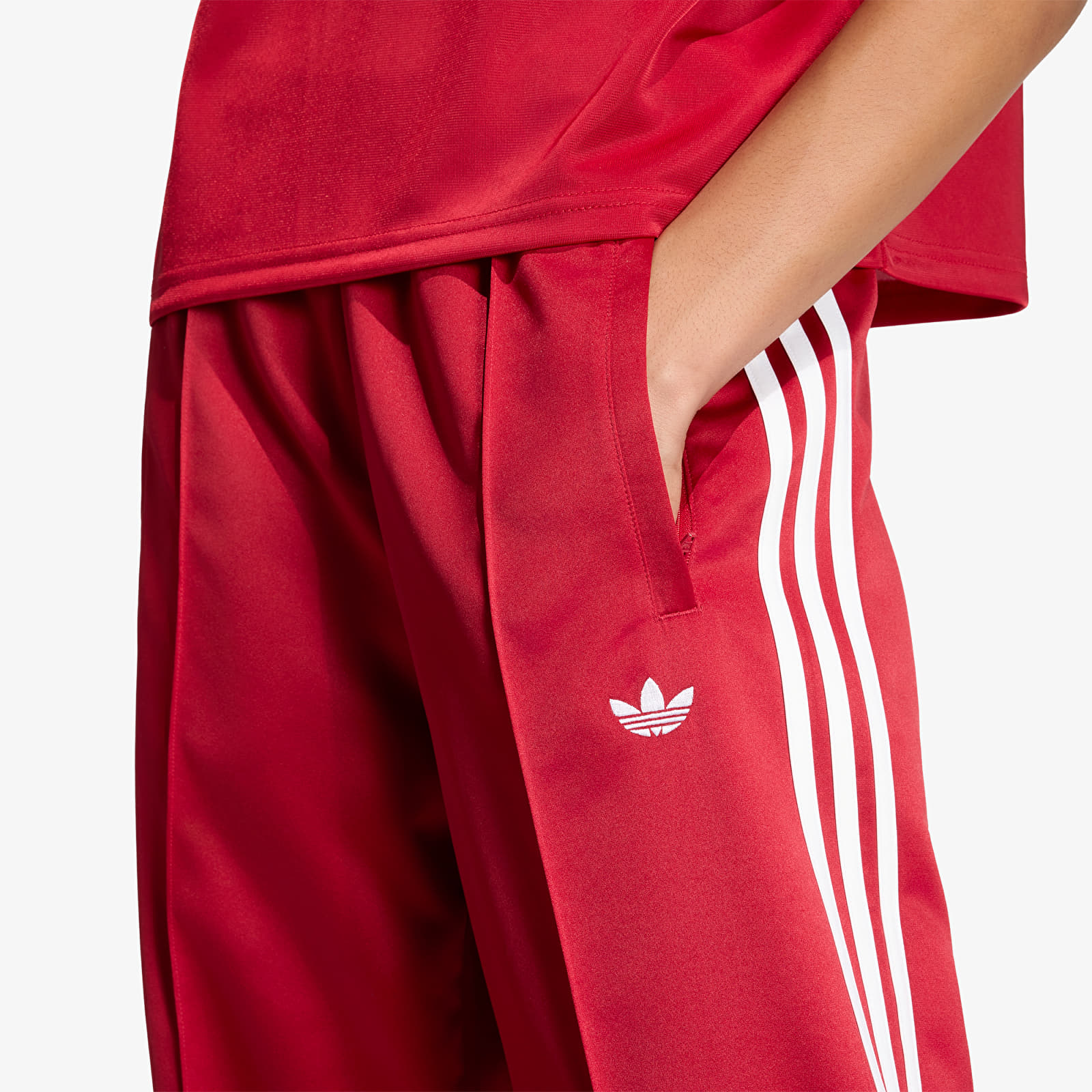 Pantaloni adidas Sst Loose Tp Team Victory Red/ White