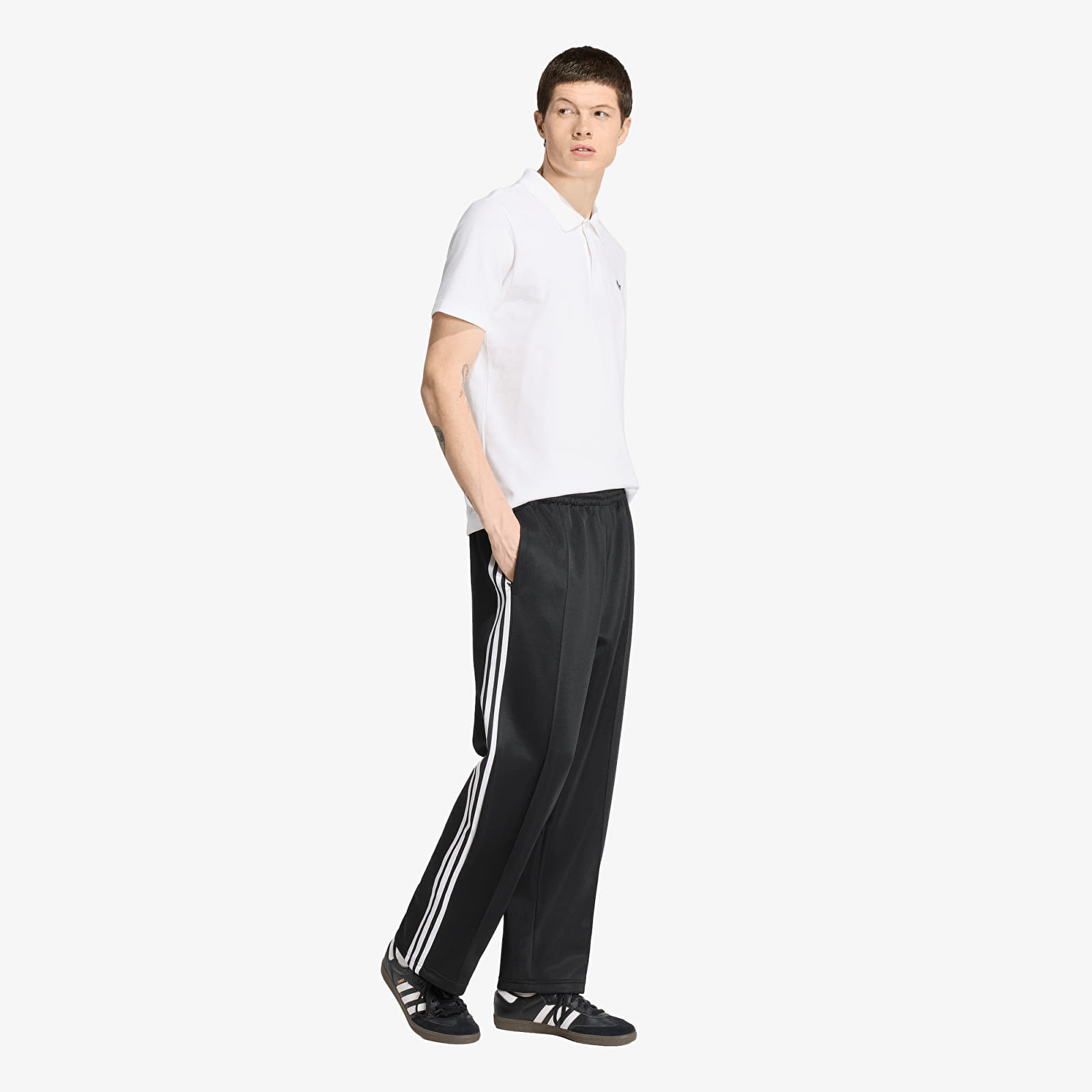 Men's sweatpants adidas Spacer Drill Tp Black/ White