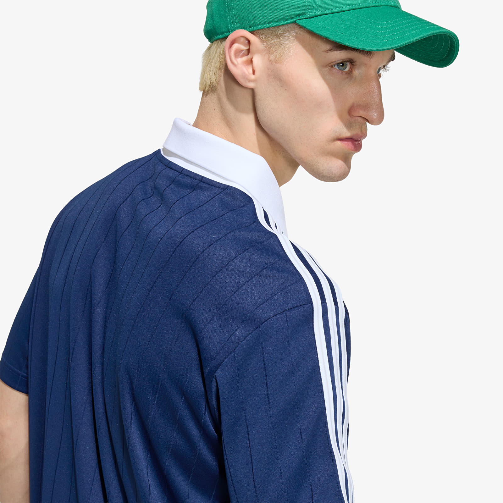 Muški dresovi adidas Pinstr Jsy Night Indigo/ White