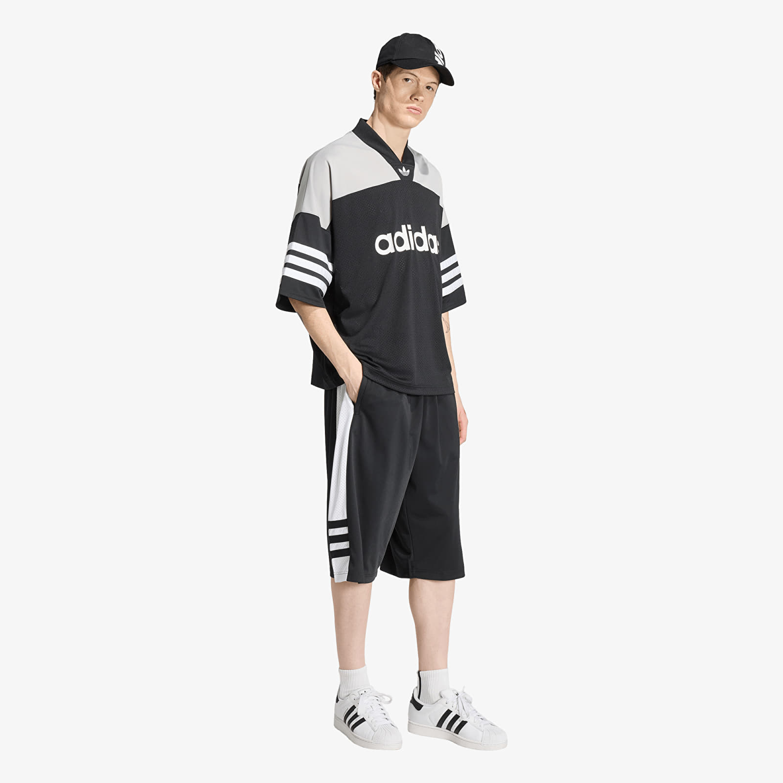 Muški dresovi adidas Jsy Black/ White