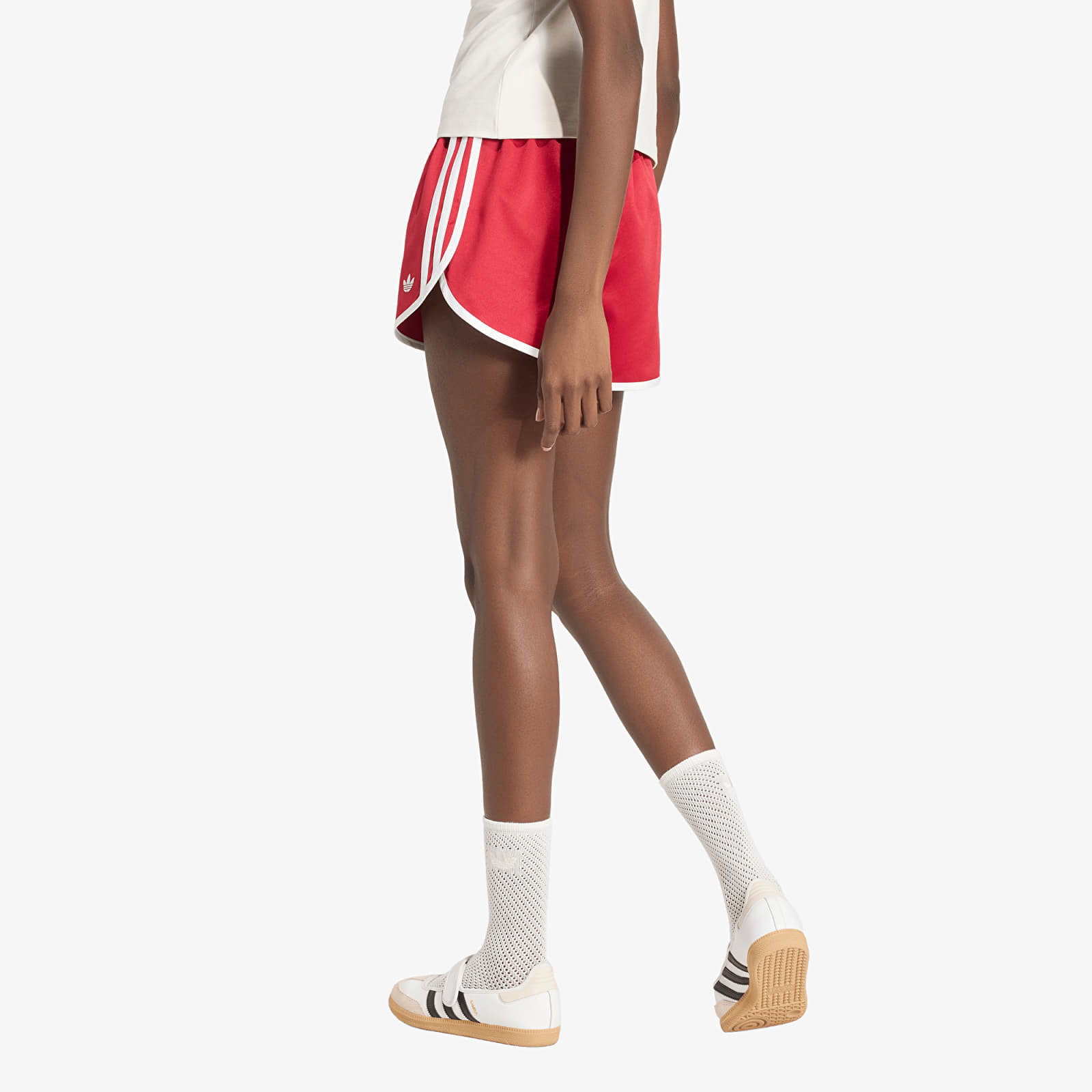 Ženske kratke hlače adidas 3s Sprntr Short Team Victory Red/ White