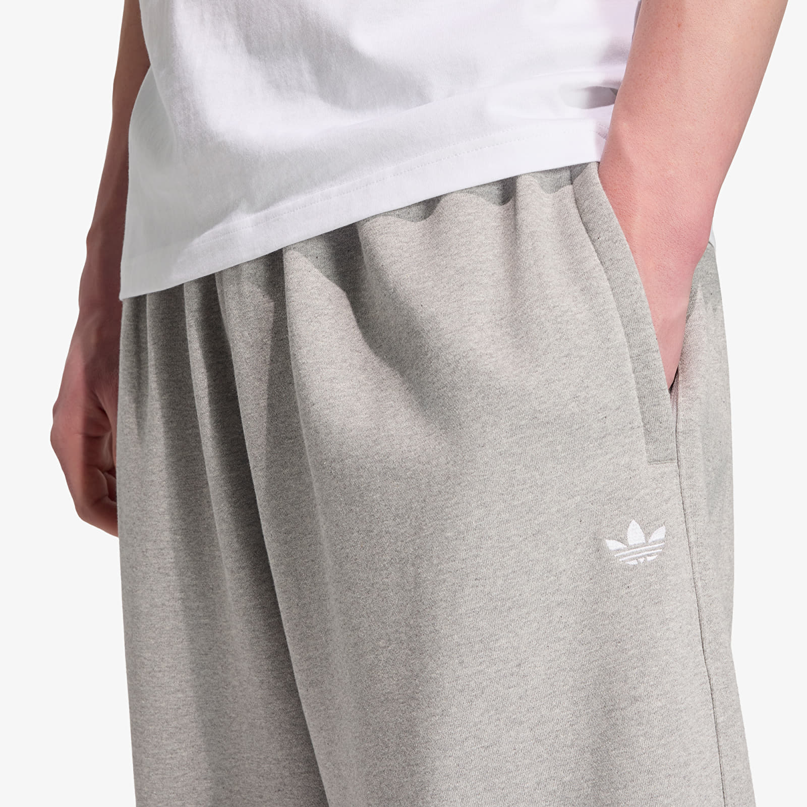 Men's sweatpants adidas Ess Open Pt Medium Grey Heather