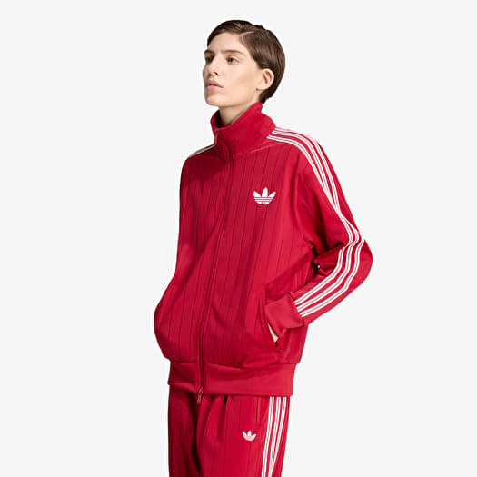 Sweatshirt adidas Pinstripe Firebird Loose Tracktop Team Victory Red/ White/ Team Victory Red