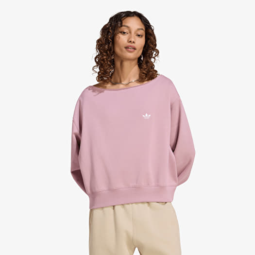Sweatshirt adidas Ess Crw Lo Magic Mauve