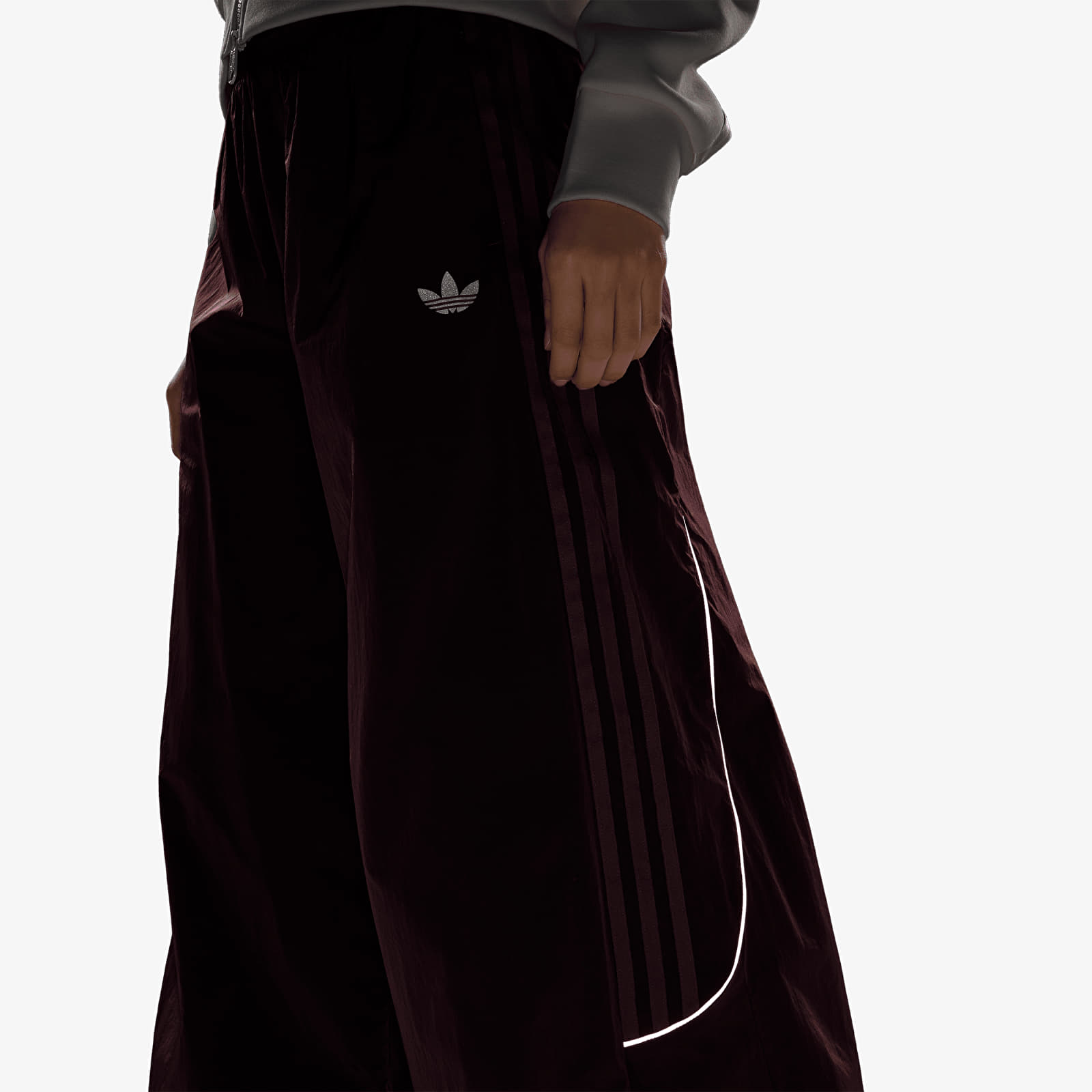 Women's sweatpants adidas Teamgeist Tp Quiet Crimson/ Reflective Silver/ Wonder Oxide