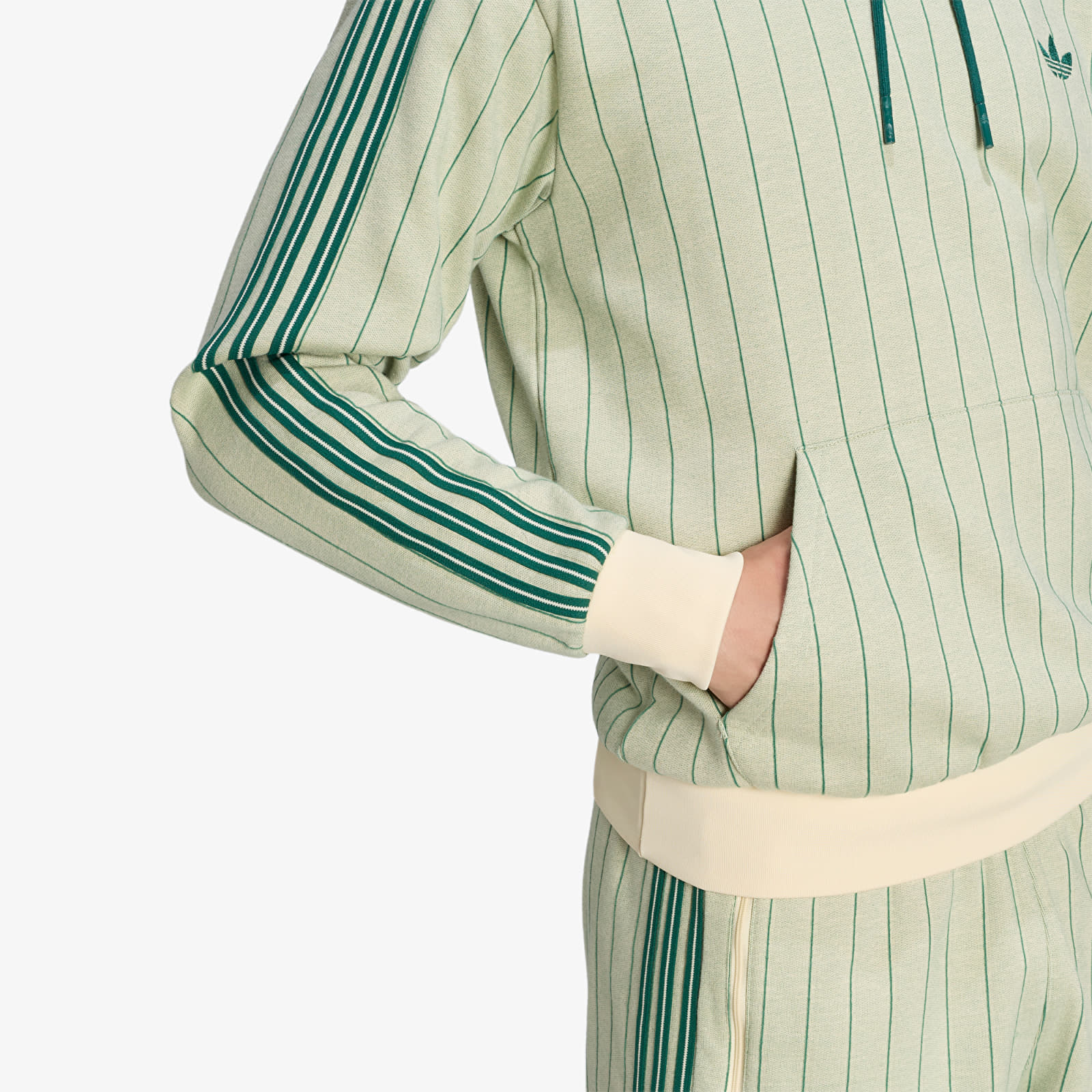 Men's hoodies adidas Pinstripes Hoodie Warm Vanilla