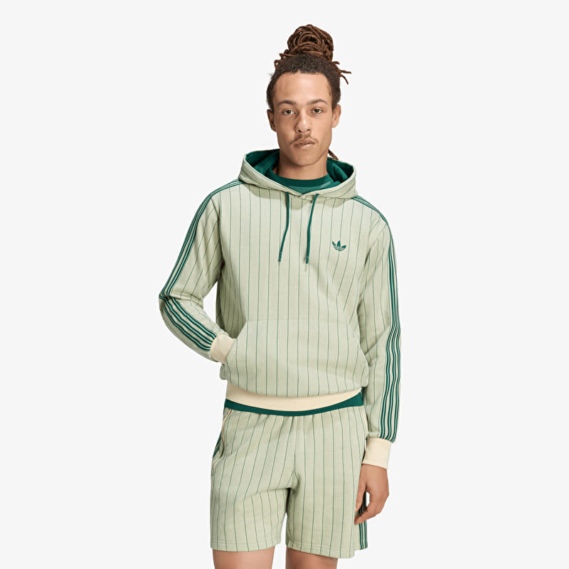 Sweatshirt adidas Pinstripes Hoodie Warm Vanilla