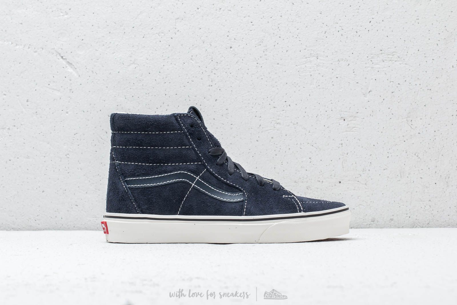 Men's shoes Vans SK8-Hi (Hairy Suede) Sky Captain/ Snow White