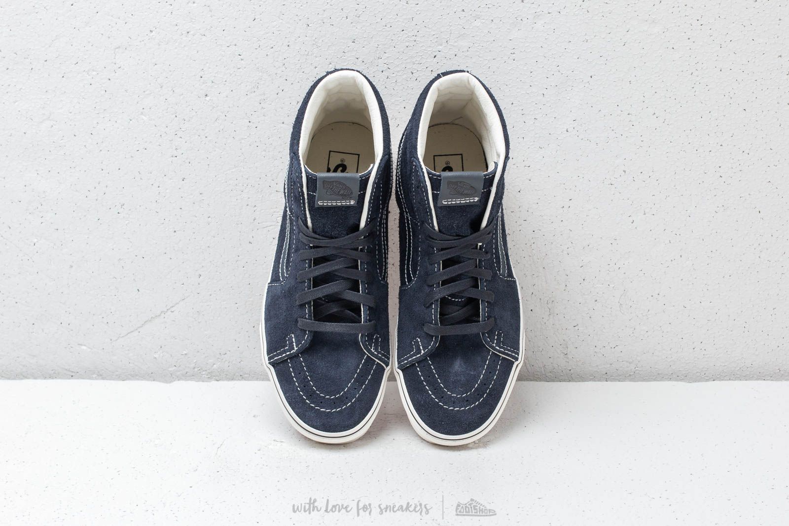 Men's shoes Vans SK8-Hi (Hairy Suede) Sky Captain/ Snow White