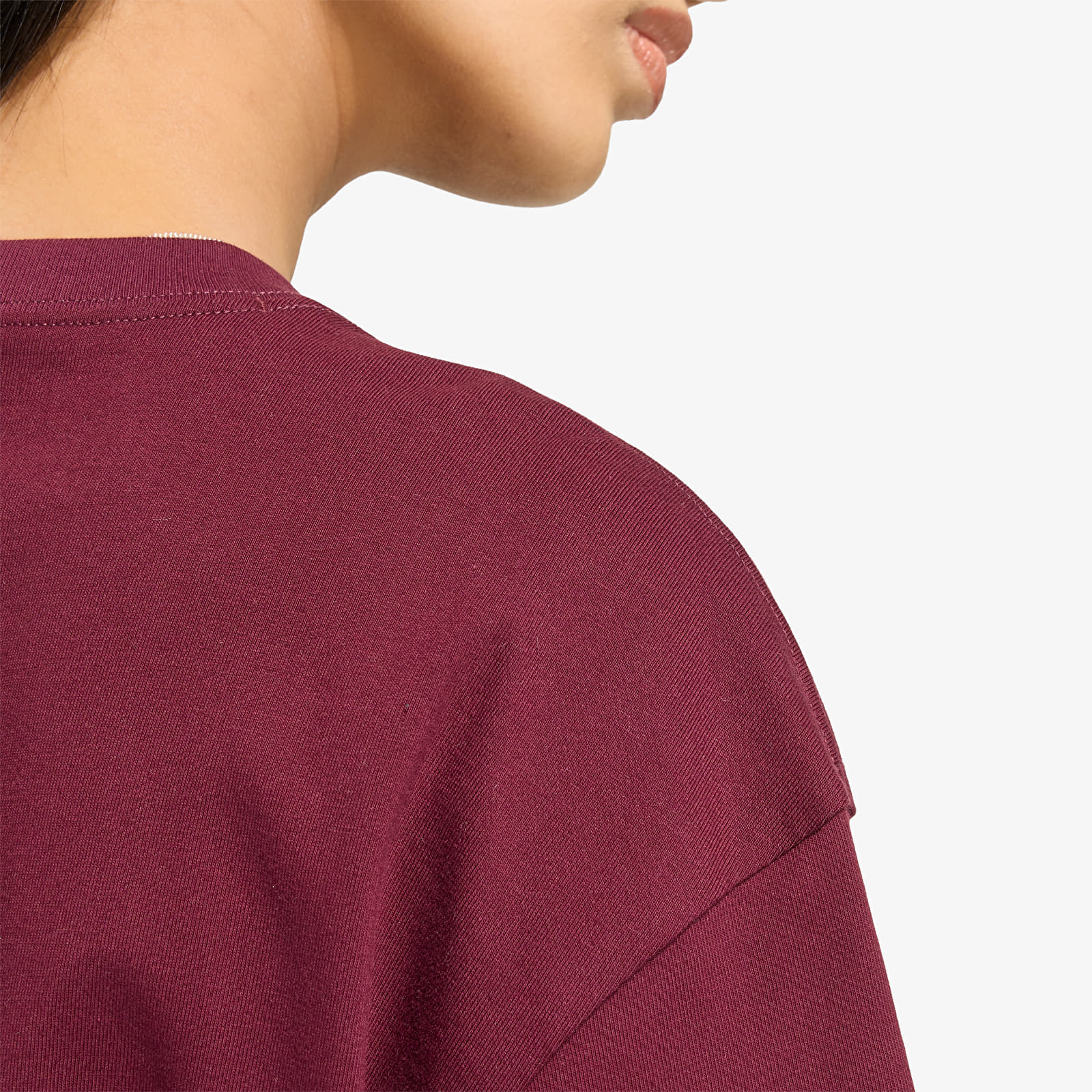 Magliette da donna adidas Ess Tee Os Maroon