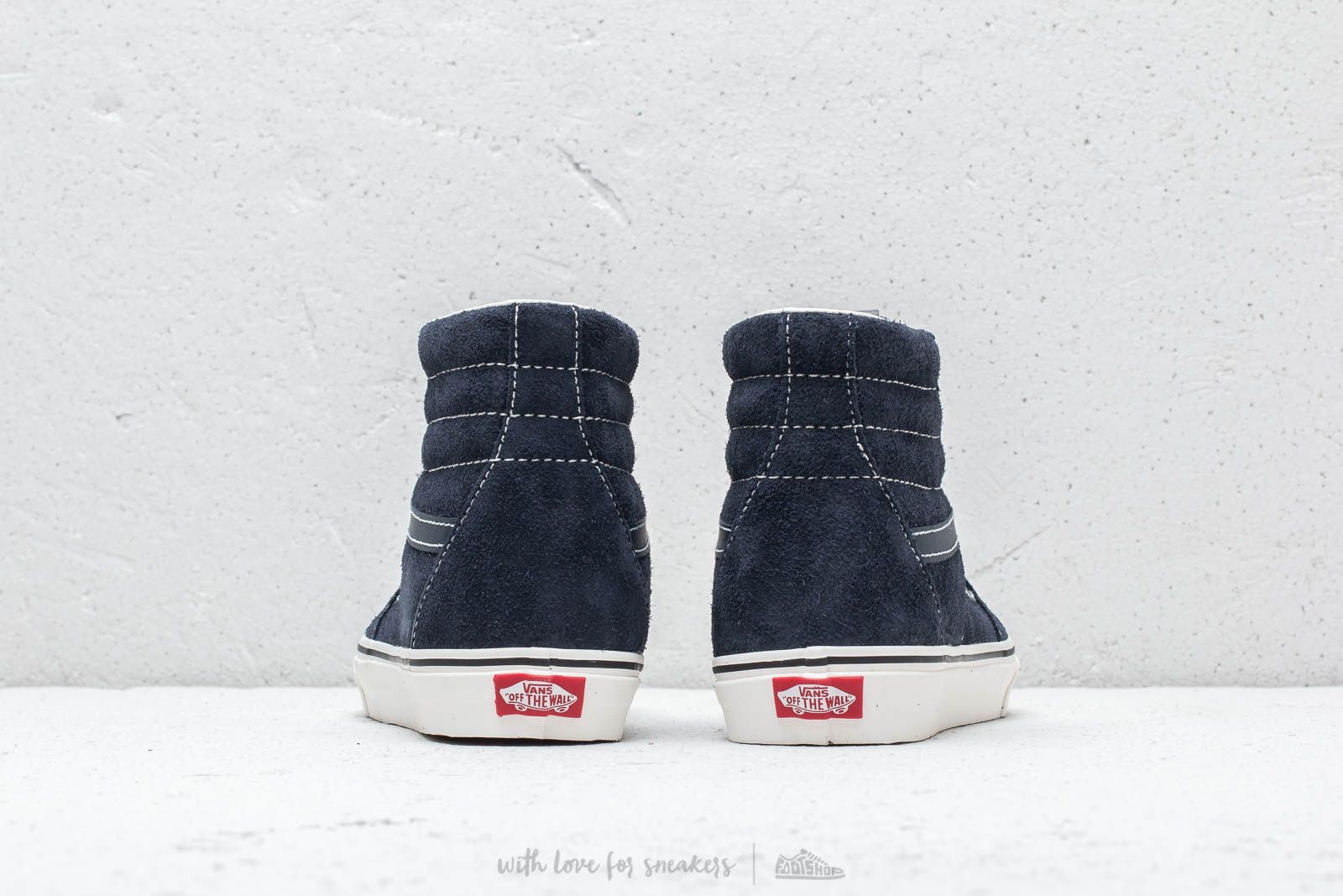 Men's shoes Vans SK8-Hi (Hairy Suede) Sky Captain/ Snow White