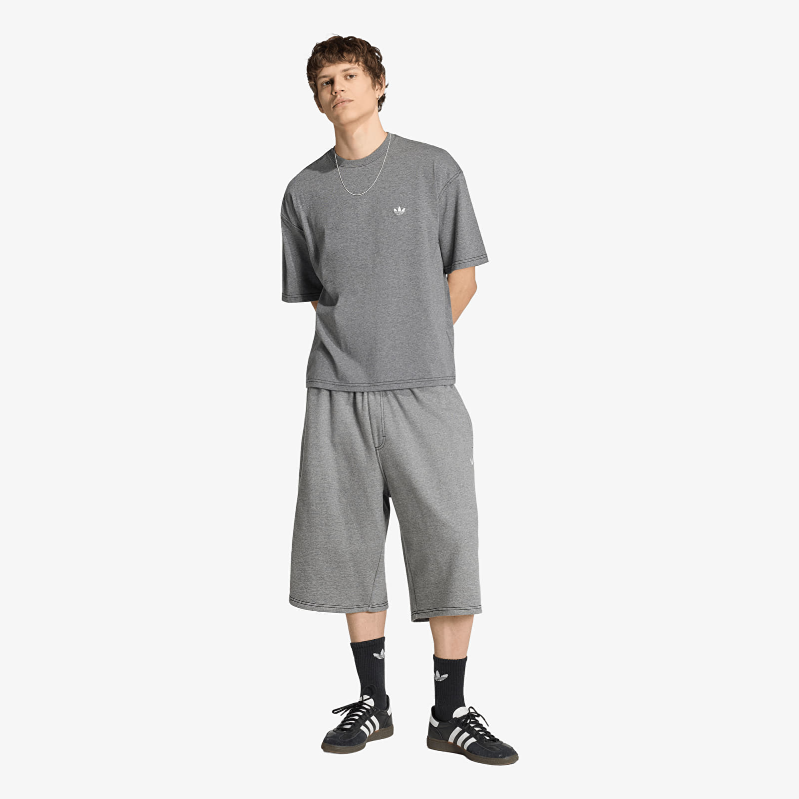 T-shirts adidas Ess Tee Grey Four Mel