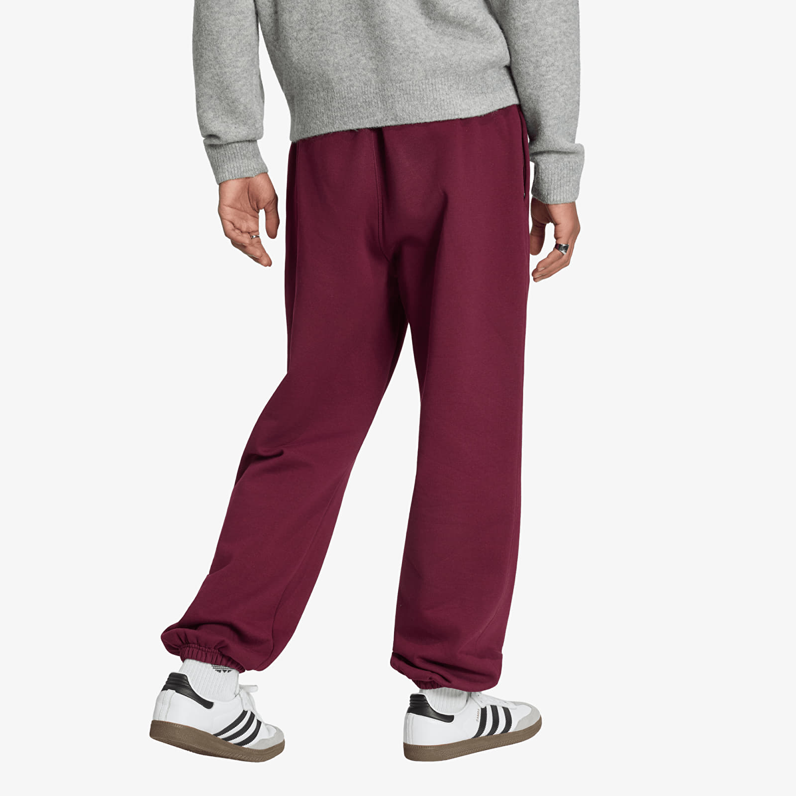 Men's sweatpants adidas Ess Loose Pt Maroon