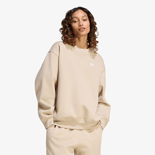 Sweatshirt adidas Ess Fl Crw Os Khaki Three