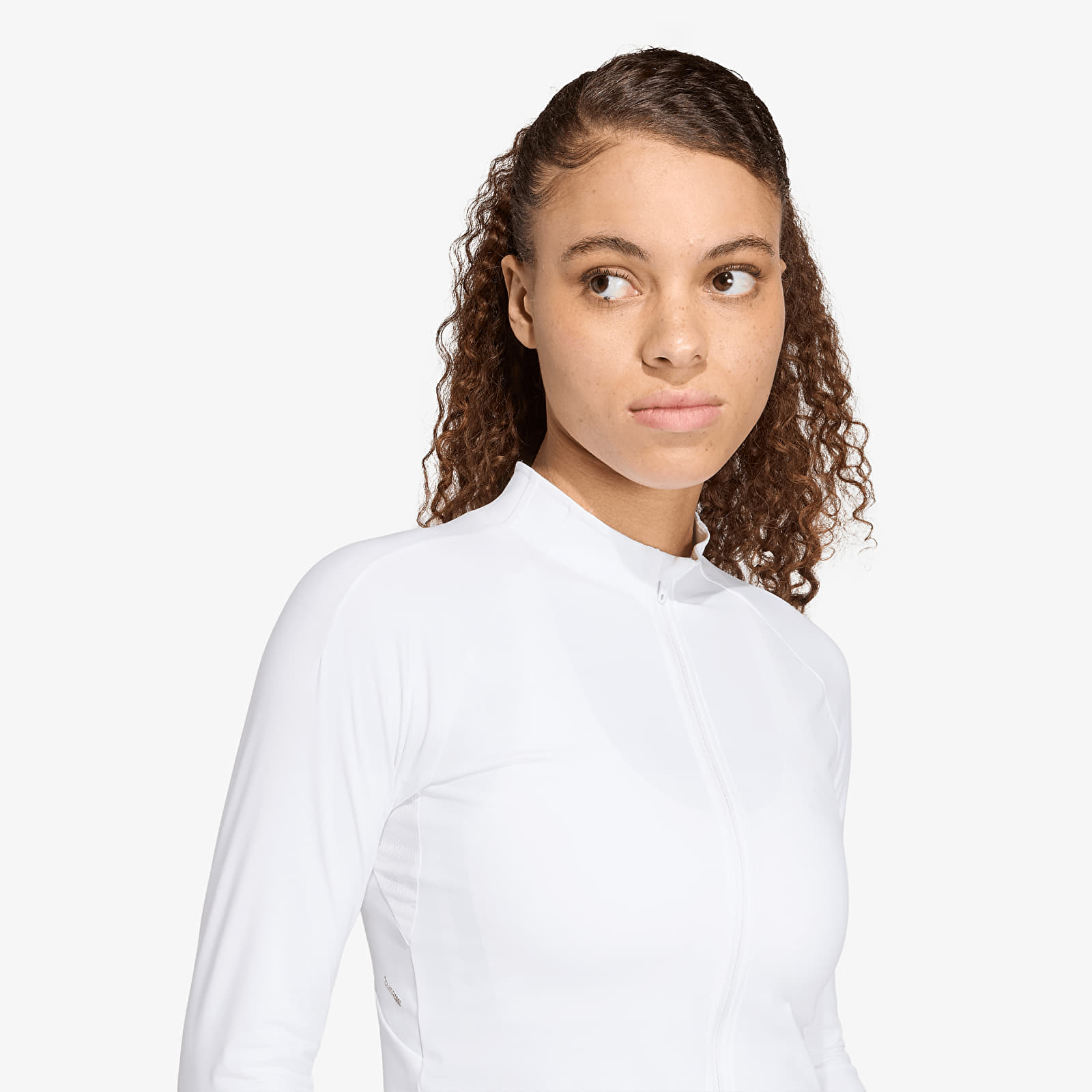 Damen T-Shirts  adidas Ls Pro White