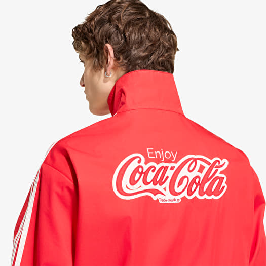 adidas x Coca Cola Classic Sport Firebird Track Jacket Vivid Red