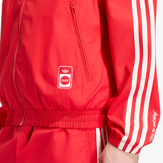 adidas x Coca Cola Classic Sport Firebird Track Jacket Vivid Red