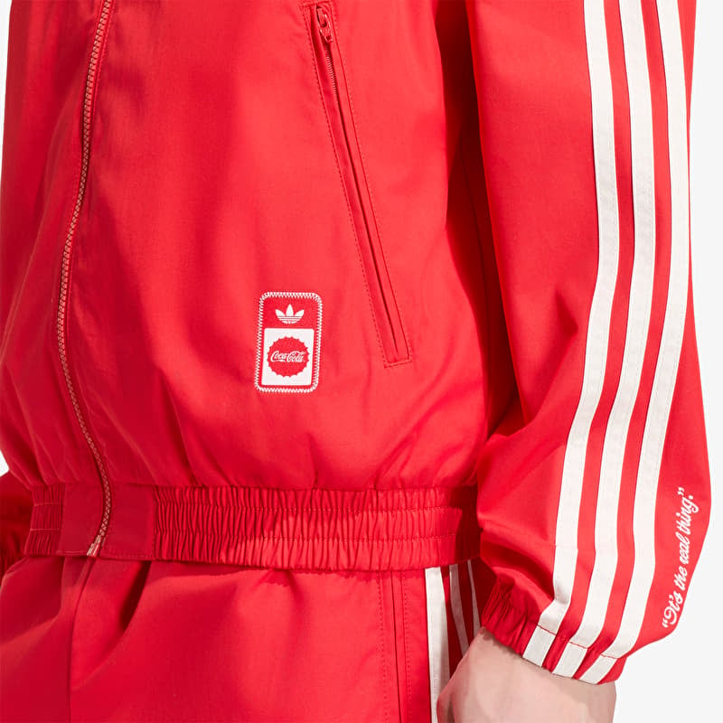 adidas x Coca Cola Classic Sport Firebird Track Jacket Vivid Red