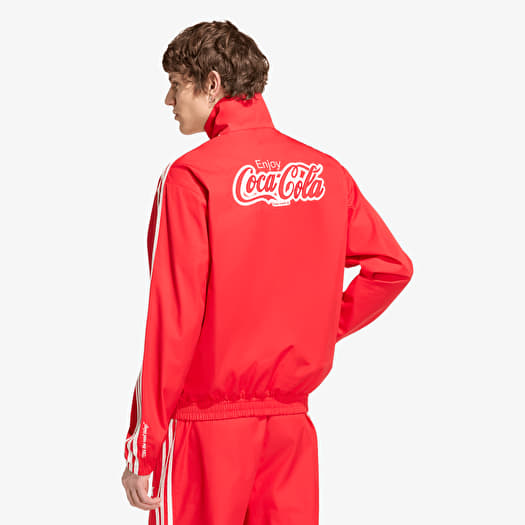 adidas x Coca Cola Classic Sport Firebird Track Jacket Vivid Red