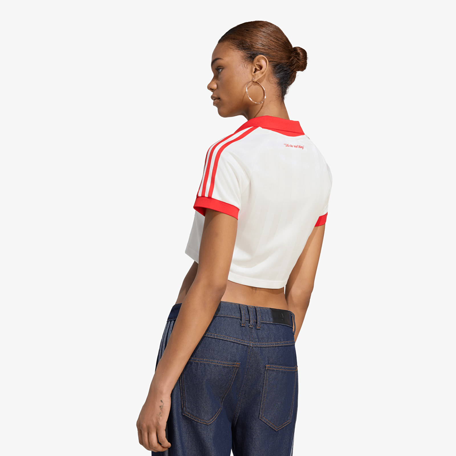 Maillots adidas x Coca Cola Cropped Jersey Core White