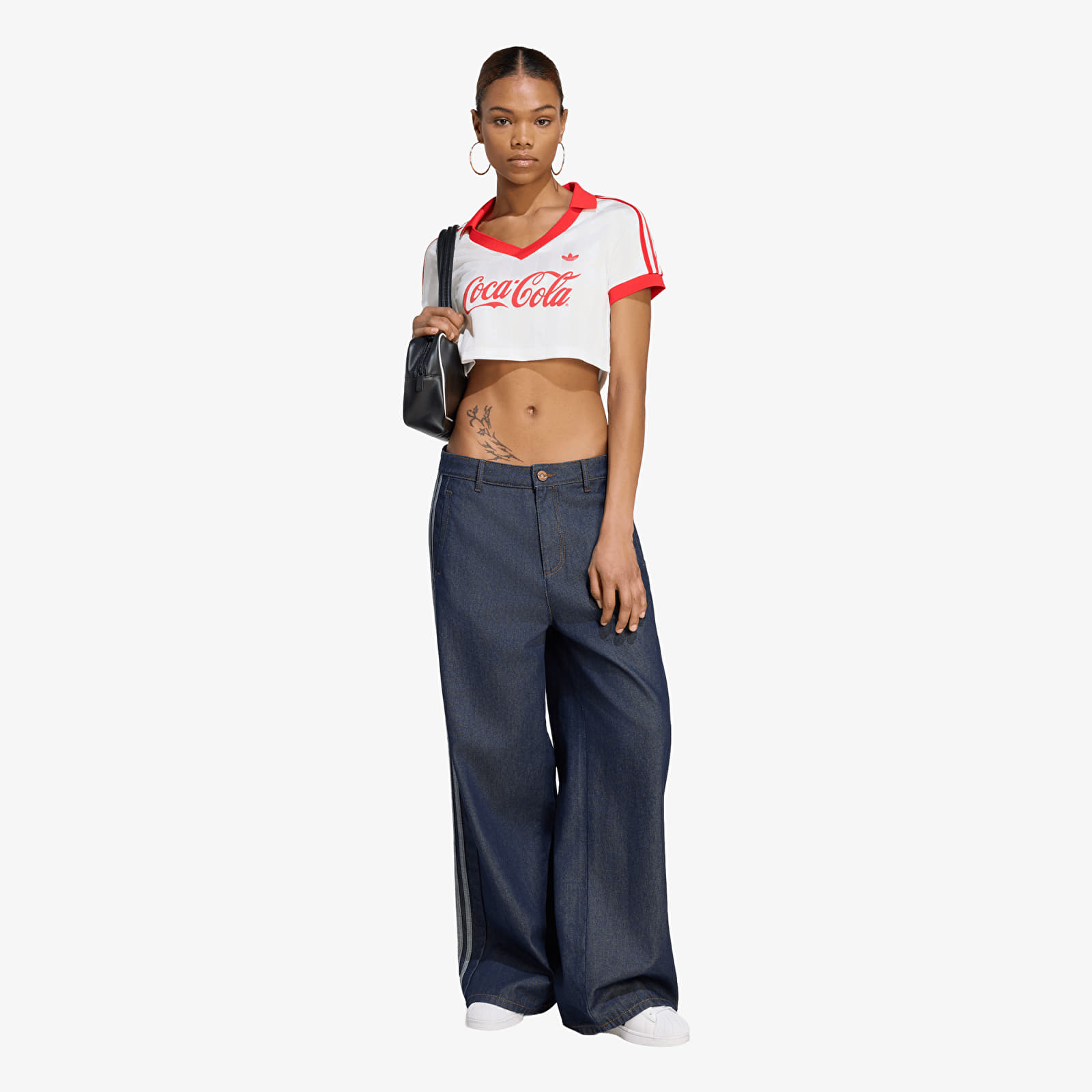 Maillots adidas x Coca Cola Cropped Jersey Core White
