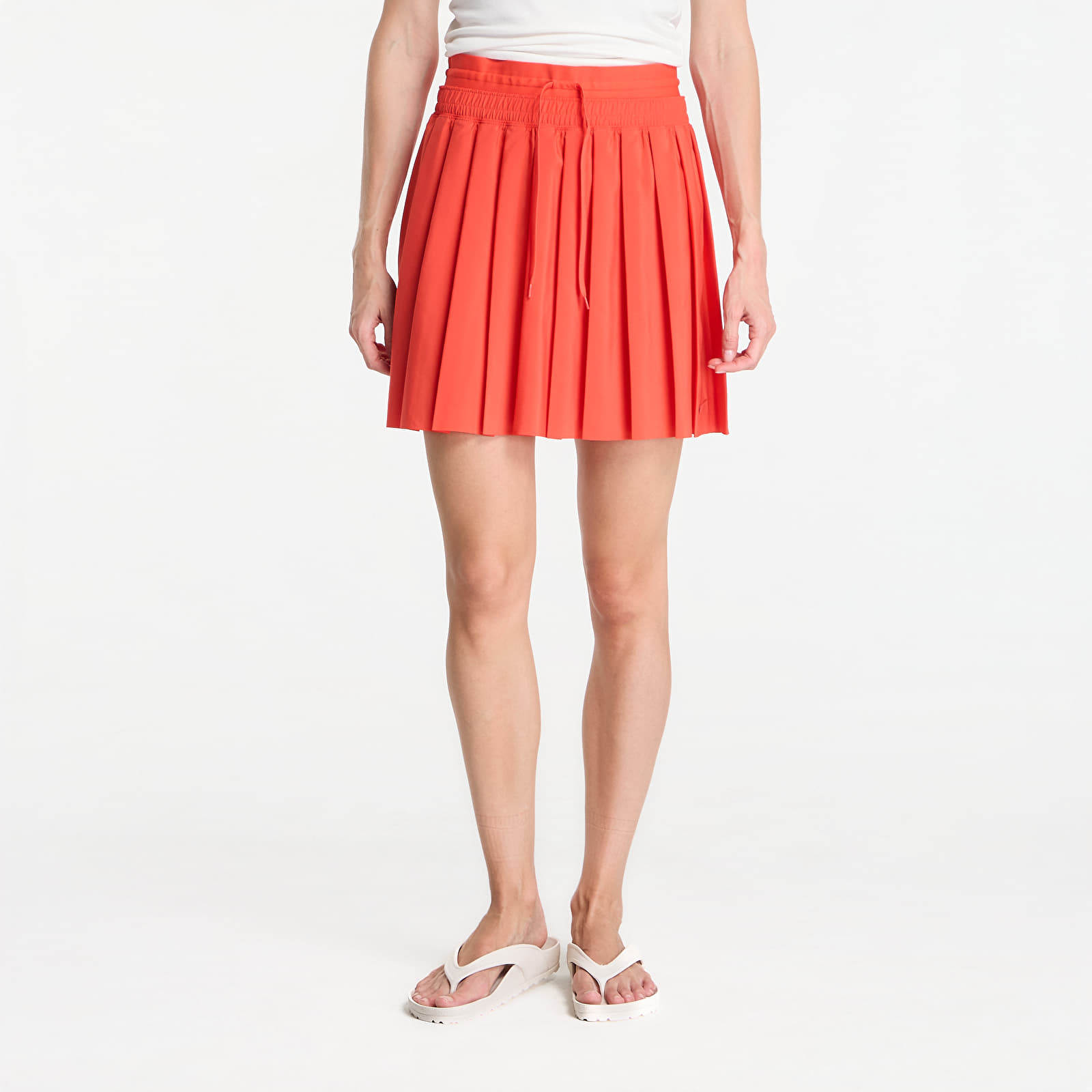 Kjolar Nike Sportswear Women's Mid-Rise Pleated Skirt Lt Crimson/ Lt Crimson