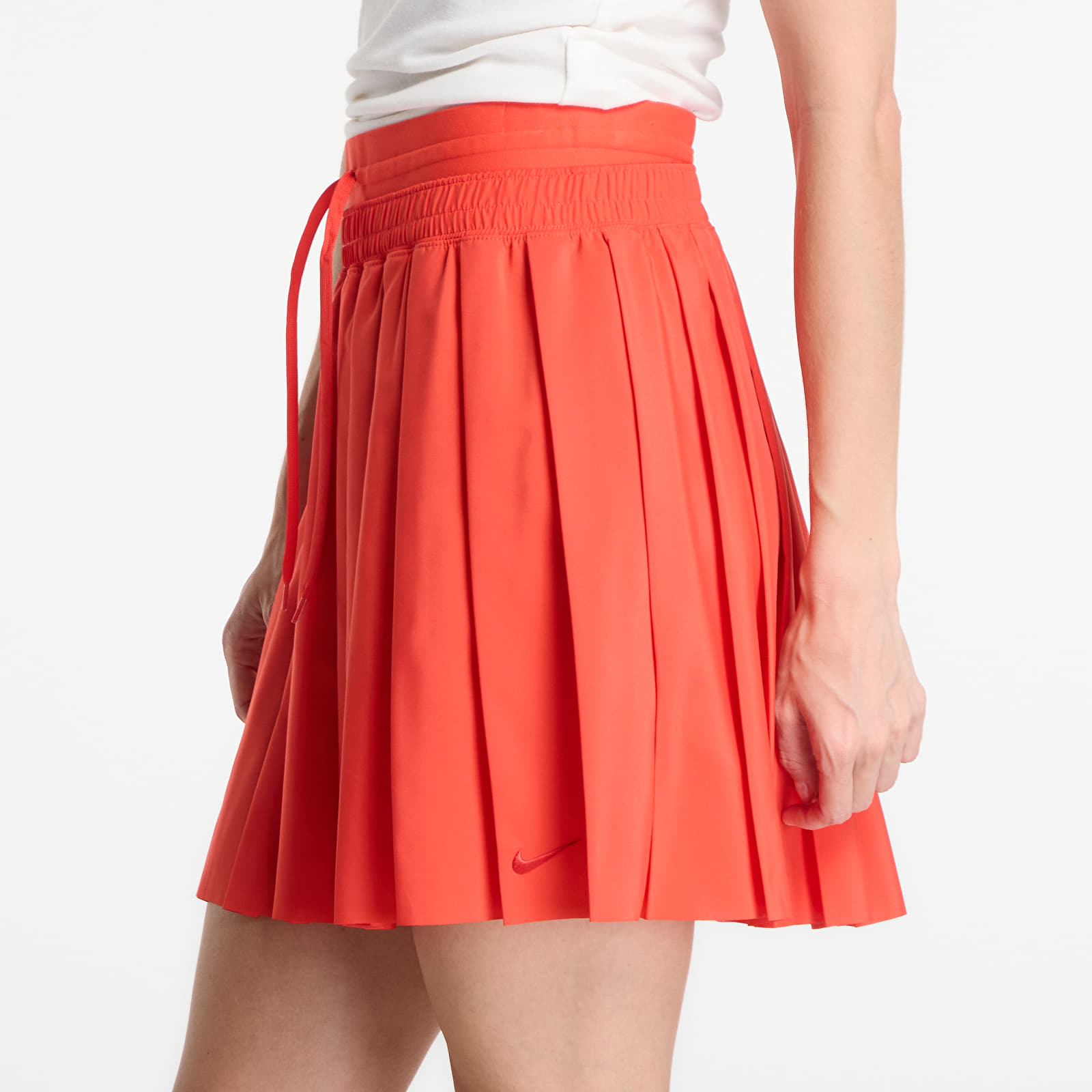 Kjolar Nike Sportswear Women's Mid-Rise Pleated Skirt Lt Crimson/ Lt Crimson
