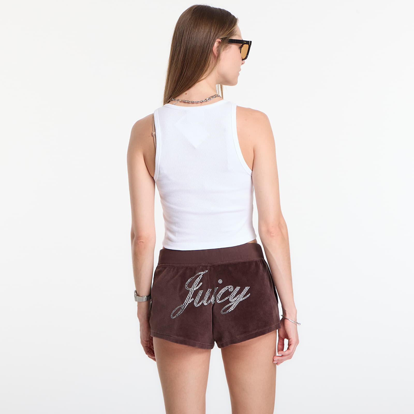 Φανελάκια Sporty & Rich Juicy Crown Ribbed Tank White