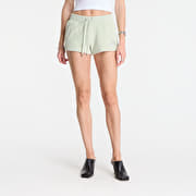 Sporty & Rich Juicy Script Velour Short Sage