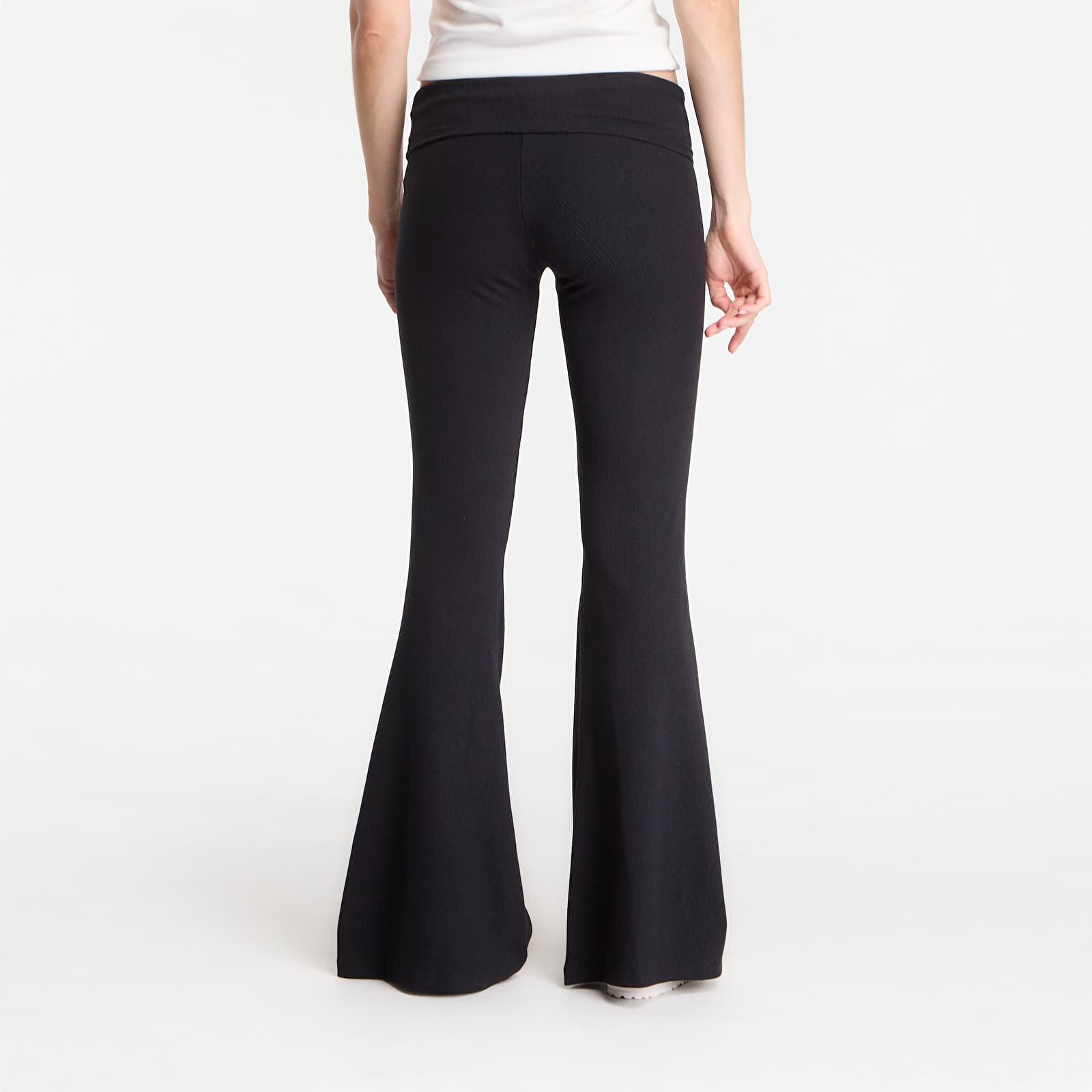 Leggings adidas Essentials Rib Flared Leggings Black