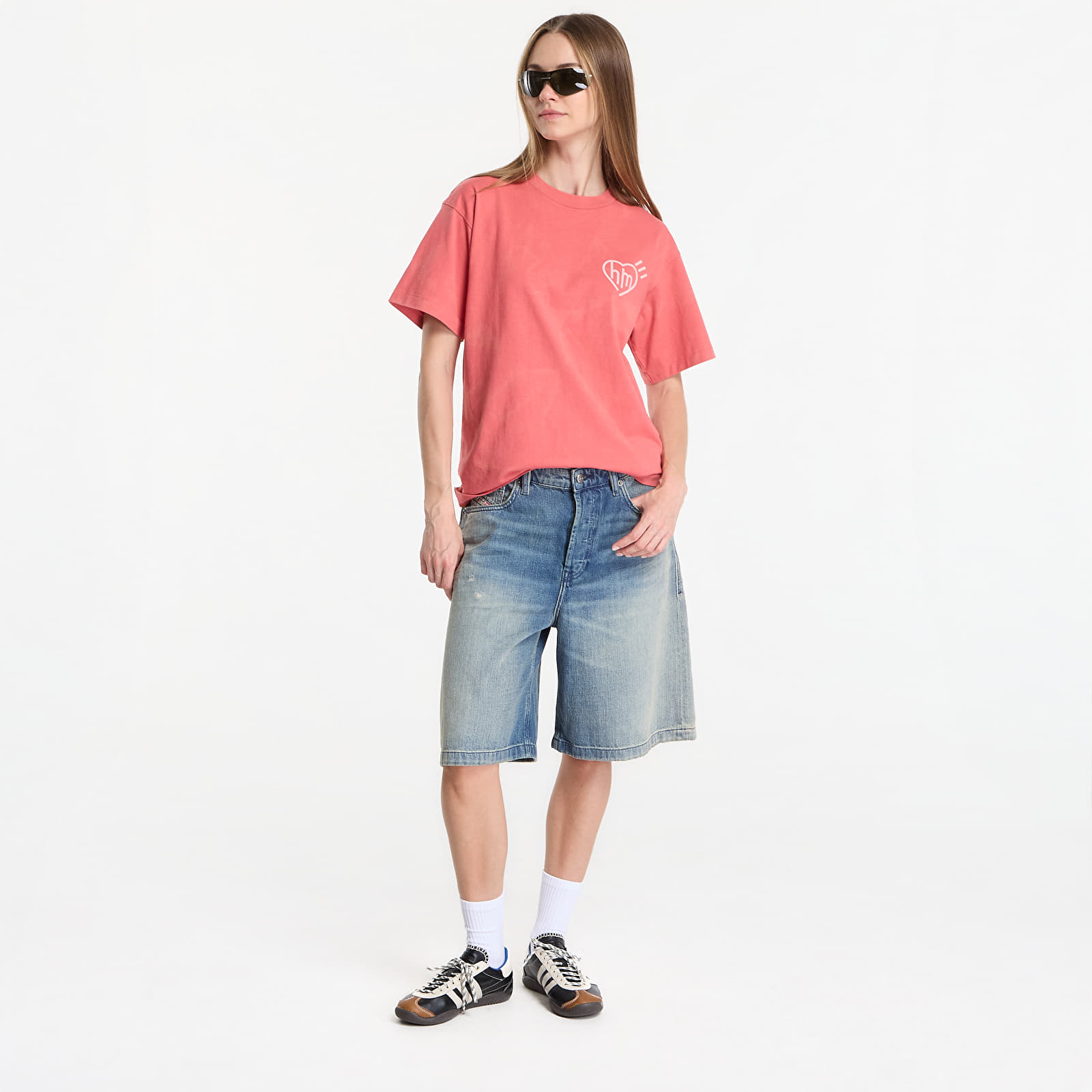 T-shirts HUMAN MADE Garment Dye T-Shirt UNISEX Red